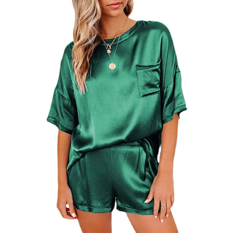 Luxe Silk-feel Women's Loungewear Set