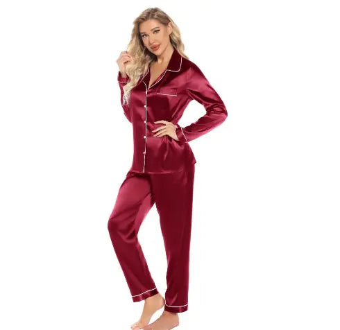 Luxe Satin Silk Women's Pajama Set