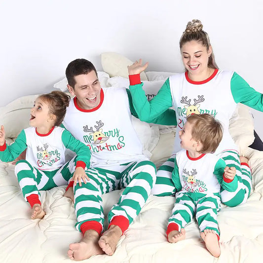 Festive Family Stripe Pajama Set