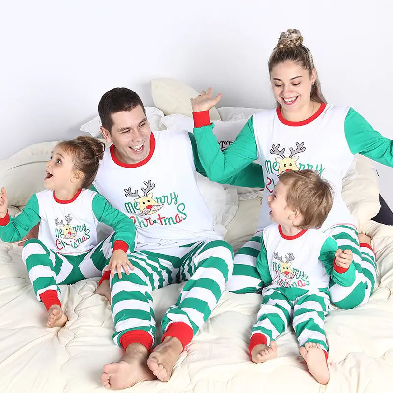 Festive Family Stripe Pajama Set